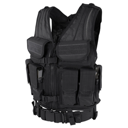 EMERGENCY HANDLE PADDED MILITARY TACTICAL VEST PLATE CARRIER 2KG 600 DENIER POLYESTER